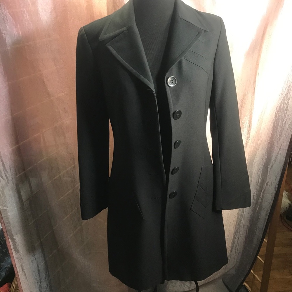 Parallel Black‎ trench coat